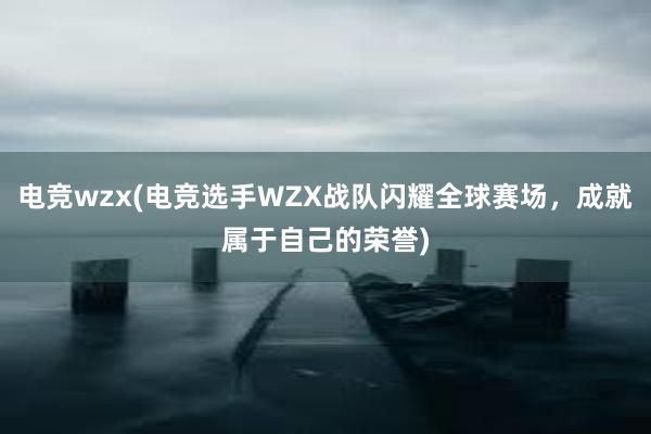 电竞wzx(电竞选手WZX战队闪耀全球赛场，成就属于自己的荣誉)